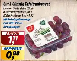 Simmel Gut & Günstig Tafeltrauben rot Angebot