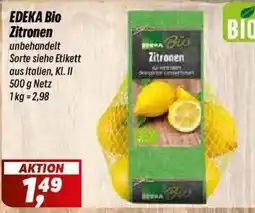 Simmel EDEKA Bio Zitronen Angebot