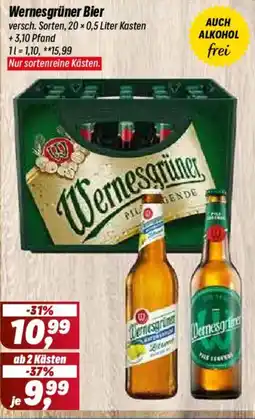 Simmel Wernesgrüner Bier Angebot