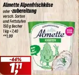 Simmel Almette Alpenfrischkäse Angebot