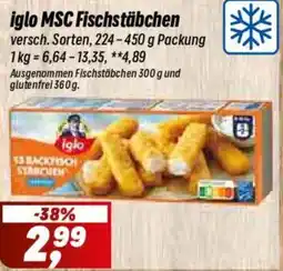 Simmel iglo MSC Fischstäbchen Angebot