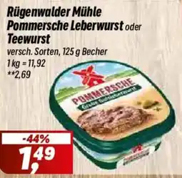 Simmel Rügenwalder Mühle Pommersche Leberwurst Angebot