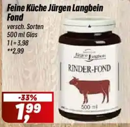 Simmel Feine Küche Jürgen Langbein Rinder-Fond Angebot