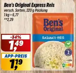 Simmel Ben's Original Basmati-Reis Angebot