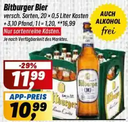 Simmel Bitburger Bier Angebot