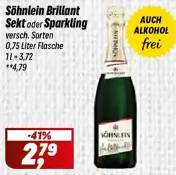 Simmel Söhnein Brillant Sekt oder Sparkling Angebot