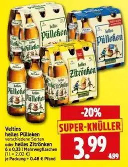 Edeka Herkules Veltins helles Pülleken Angebot