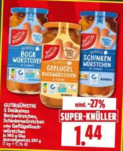 Edeka Herkules GUT&GÜNSTIG Delikatess Würstchen Angebot