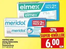 Edeka Herkules meridol oder elmex Zahncreme Angebot