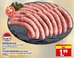 Edeka Herkules Kalbsbratwurst Angebot