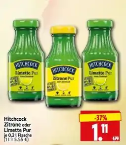 Edeka Herkules Hitchcock Zitrone oder Limette Pur Angebot