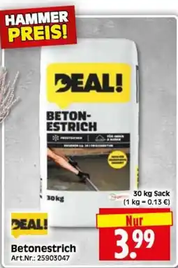 Herkules Baumarkt DEAL! Betonestrich Angebot