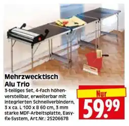 Herkules Baumarkt Mehrzwecktisch Alu Trio Angebot