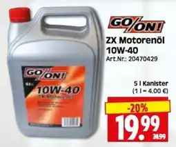 Herkules Baumarkt GO!ON! ZX Motorenöl 10W-40 Angebot