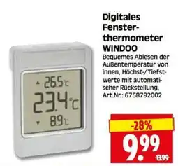Herkules Baumarkt Digitales Fenster-thermometer WINDOO Angebot