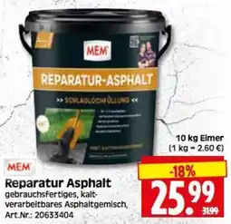 Herkules Baumarkt MEM Reparatur Asphalt Angebot