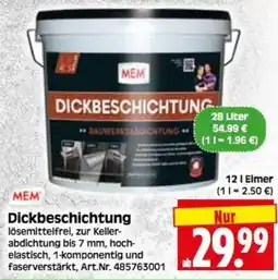 Herkules Baumarkt MEM Dickbeschichtung Angebot