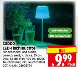 Herkules Baumarkt Cappo LED-Tischleuchte Angebot
