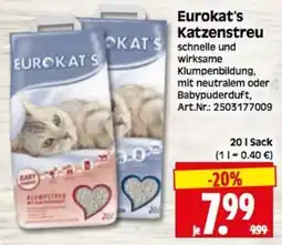 Herkules Baumarkt Eurokat's Katzenstreu Angebot