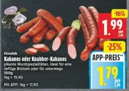 Elli Markt Houdek Kabanos oder Knabber-Kabanos Angebot