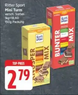 Elli Markt Ritter Sport Mini Turm Angebot