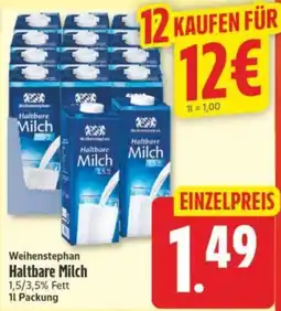 Elli Markt Weihenstephan Haltbare Milch Angebot
