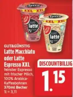 Elli Markt cold latte Angebot