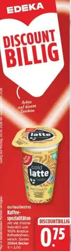 Elli Markt cold latte Macchiato Angebot