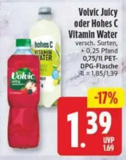 Elli Markt Volvic Juicy oder Hohes C Vitamin Water Angebot
