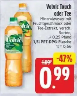 Elli Markt Volvic Touch oder Tee Angebot