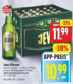 Elli Markt Jever Pilsener Angebot