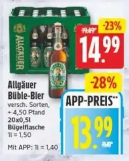 Elli Markt Allgäuer Büble-Bier Angebot