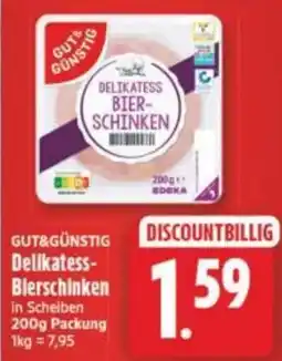 Elli Markt Delikatess-Bierschinken Angebot