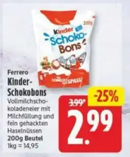 Elli Markt Ferrero Kinder-Schokobons Angebot