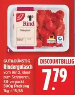 Elli Markt Rindergulasch Angebot