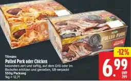 Elli Markt Tilmans Pulled Pork oder Chicken Angebot
