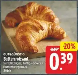 Elli Markt GUT&GÜNSTIG Buttercroissant Angebot