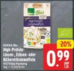 Elli Markt EDEKA Bio High-Protein-Linsen- oder Kichererbsenwaffeln Angebot