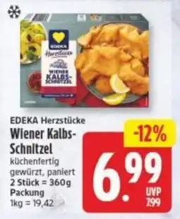 Elli Markt EDEKA Herzstücke Wiener Kalbs-Schnitzel Angebot