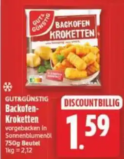 Elli Markt GUT&GÜNSTIG Backofen-Kroketten Angebot