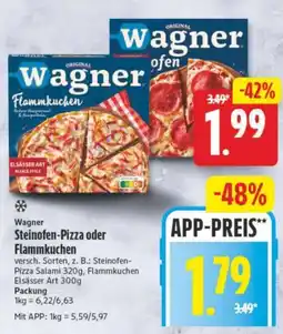 Elli Markt Wagner Steino fen-Pizza oder Flammkuchen Angebot