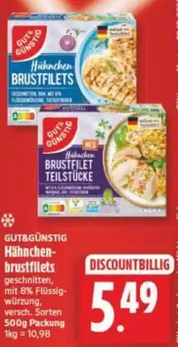 Elli Markt GUT&GÜNSTIG Hähnchenbrustfilets Angebot