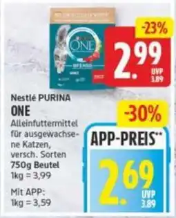 Elli Markt Nestlé PURINA ONE Alleinfuttermittel Angebot