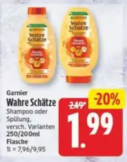 Elli Markt Garnier Wahre Schätze Shampoo oder Spülung Angebot