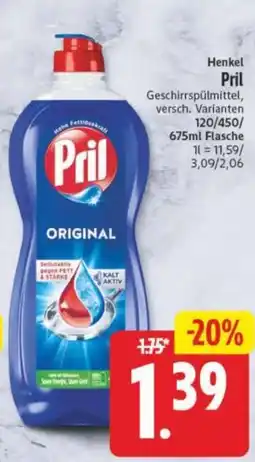Elli Markt Henkel Pril Geschirrspülmittel ORIGINAL Angebot