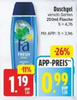 Elli Markt Fa Fresh Sport Duschgel Angebot