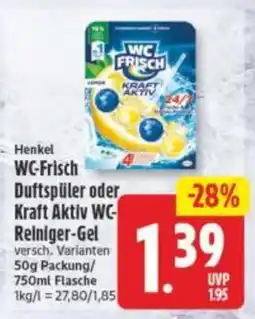Elli Markt Henkel WC-Frisch Duftspüler oder Kraft Aktiv WC-Reiniger-Gel Angebot