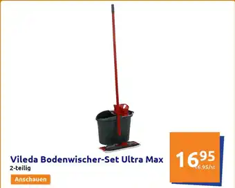 Action Vileda Bodenwischer-Set Ultra Max Angebot