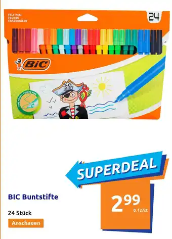 Action BIC Buntstifte 24st Angebot