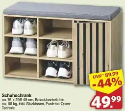 Famila Nord West KESPER Schuhschrank Angebot